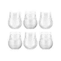 Onis Tiki Split Verre à Cocktail (un verre, deux visages) 47cl pack de 6