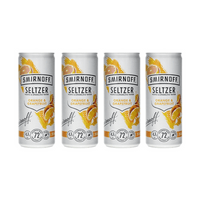 Smirnoff Seltzer Orange & Grapefruit 25cl, 4er-Pack