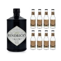 Hendrick's Gin 70cl mit 8x Doctor Polidori's Cucumber Tonic Water