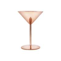 Verre à martini en acier inoxydable cuivré 21cl