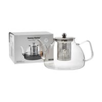 Danny Home Théière classique en verre 115,5cl avec filtre à thé intégré