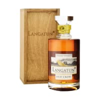 Langatun Old Crow Peated Single Malt Whisky 50cl avec boîte en bois
