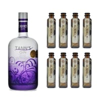 Tann's Dry Gin 70cl avec 8x Le Tribute Tonic Water