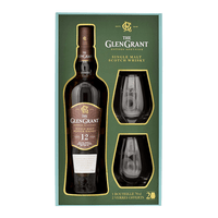 Glen Grant 12 Years Whisky 70cl Set mit Gläser