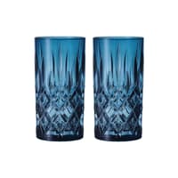 Nachtmann Noblesse Longdrink Glas Vintage Blue, 2er-Set