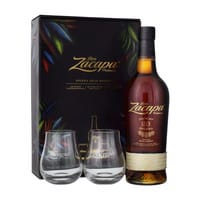 Ron Zacapa Sistema Solera 23 Gran Reserva Rum 70cl Set mit 2 Gläser