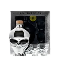 Outerspace Vodka Chrome Edition 70cl avec 2 verres à shot