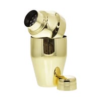Old American Cocktail Shaker Gold 35cl