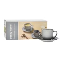 Danny Home Tassenset Graublau 12cl 6-teilig