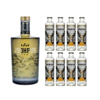 Jodhpur Reserve Dry Gin 50cl avec 8x 1724 Tonic Water