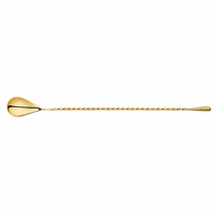 Proteardrop Barlöffel Gold 300mm