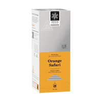 Samova Orange Safari Space Boîte de thé bio au rooibos avec 25 sachets de thé