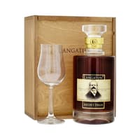 Langatun Jacob's Dram Single Malt Whisky 50cl avec boîte en bois et verre