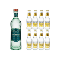 Blackwood's Vintage Dry Gin 40% 70cl mit 8x Fever Tree Premium Indian Tonic Water