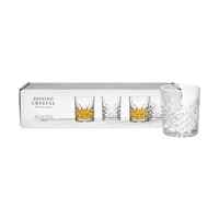 Danny Home Verre à pied traditionnel en cristal 35cl, pack de 4