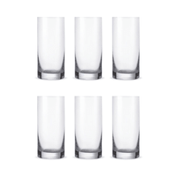 Bohemia Crystal Glass Barline Wasserglas 23cl, 6er-Set