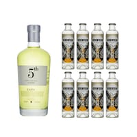 5th Gin Earth 70cl mit 8x 1724 Tonic Water