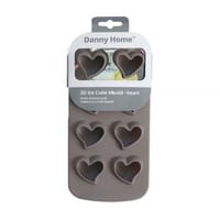Danny Home Moule à glaçons Cœurs 24 pièces 22x11cm