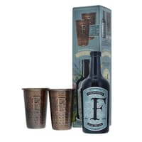 Ferdinand's Saar Dry Gin 50cl avec deux tasses en cuivre