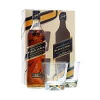 Johnnie Walker Black Whisky Set 70cl mit 2 Tumbler
