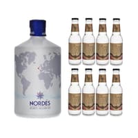Nordés Atlantic Galician Gin 70cl mit 8x Doctor Polidori's Dry Tonic Water