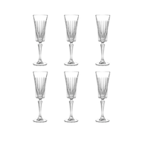 RCR Style Timeless Champagne Flute, 6er-Pack
