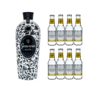Generous Gin 70cl mit 8x Swiss Mountain Spring Classic Tonic Water