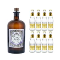 Monkey 47 Schwarzwald Dry Gin 50cl avec 8x Fever-Tree Premium Indian Tonic Water