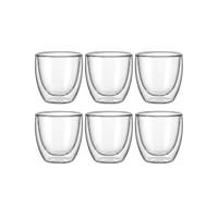Bodum Pavina verre double paroi 8cl, Pack de 6