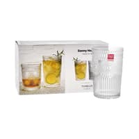 Danny Home Embossed Highball Tumbler 36.5cl 6er-Set