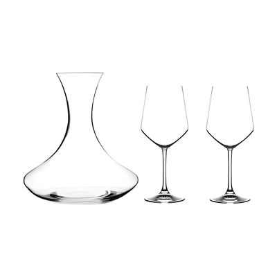 RCR Cristalleria Italiana – Timeless Whisky Decanter 7pc Set (Made In Italy) – Victoria's Basement - 7