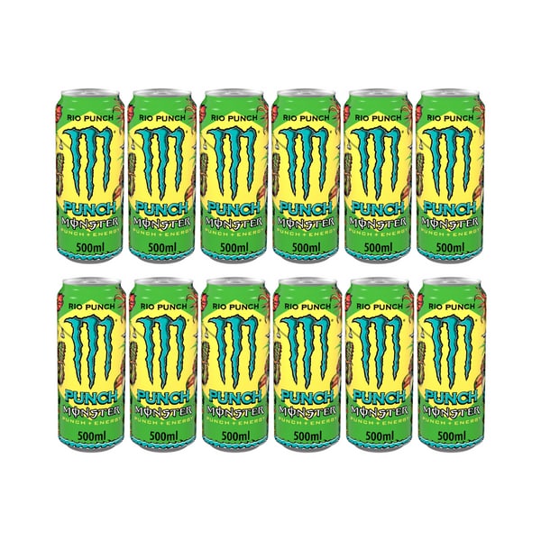Monster Energy Drink Rio Punch 50cl Pack de 12