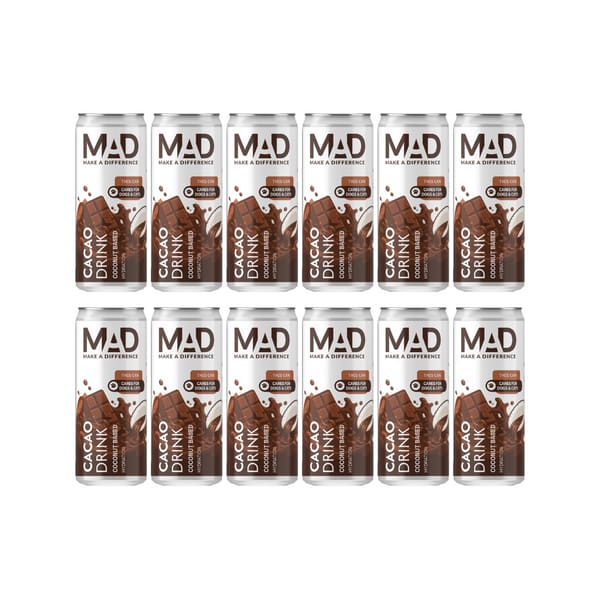 MAD Coconut Cacao Drink Coconut Based 33cl Pack de 12
