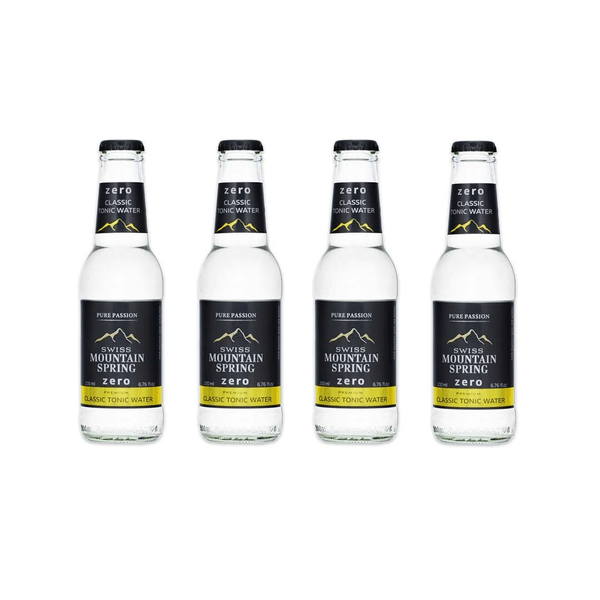 Swiss Mountain Spring Zero Classic Tonic Water 20cl, 4er-Pack