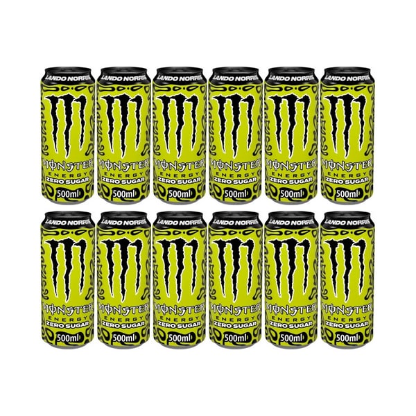 Monster Energy Drink Lando Norris Sugarfree 50cl Pack de 12
