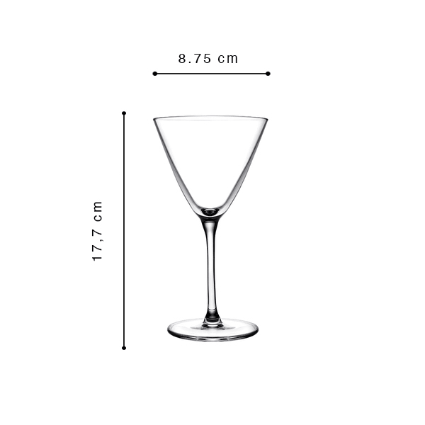 Nude Bar Giani Martini Glas 2er-Pack