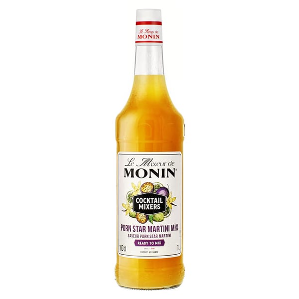 Monin Cocktail Mixers Pornstar Martini Mix Sans alcool 100cl