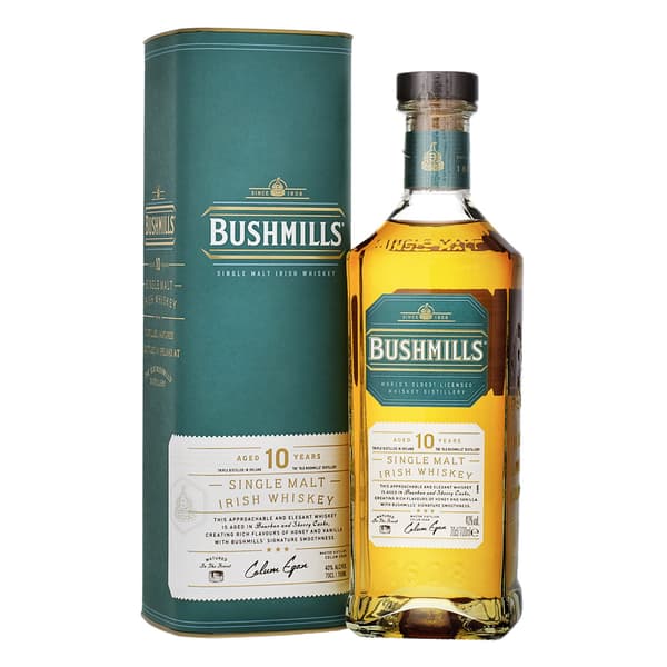 Bushmills 10 Years Single Malt Irish Whisky 70cl