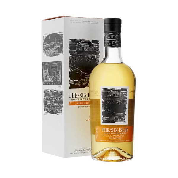 The Six Isles Rum Cask Finish Limited Release Whisky 70cl