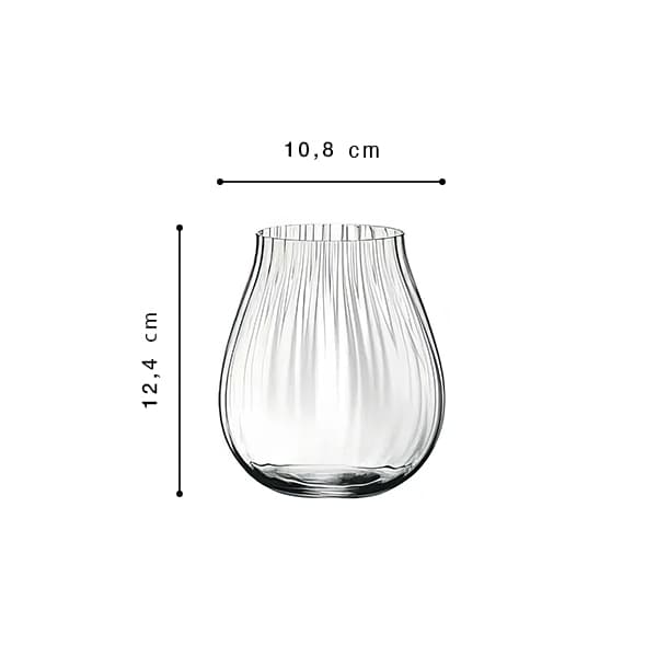 Riedel Optical O All Purpose Verre, Pack de 2