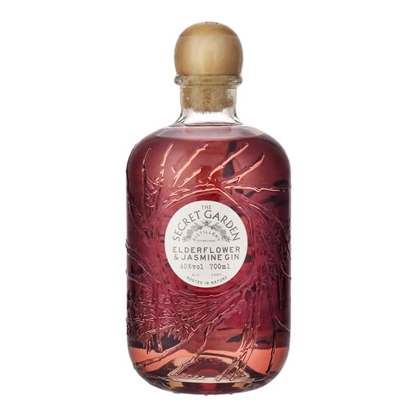 The Secret Garden Elderflower & Jasmine Pink Gin 70cl