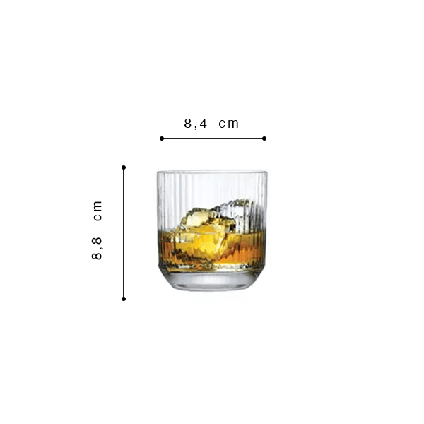 Nude Big Top Whisky Glas DOF 4er-Pack