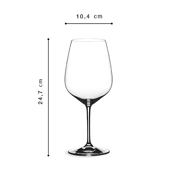 Riedel Extreme Cabernet Rotweinglas 80cl, 2er-Pack