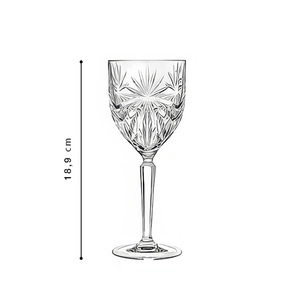 RCR Style Oasis Weissweinglas 23cl, 6er-Pack