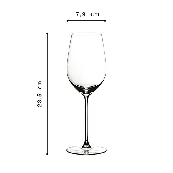 Riedel Veritas Riesling/Zinfandel Weinglas, 2er-Pack