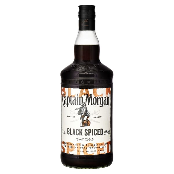 Captain Morgan Black Spiced Spiritueux à base de Rhum 100cl