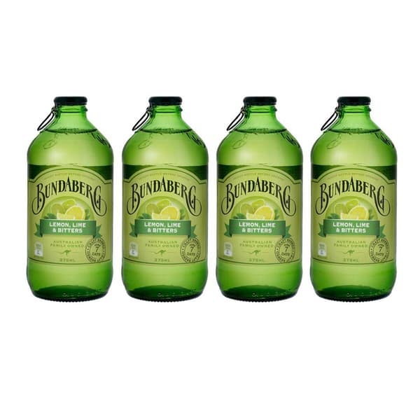 Bundaberg Lemon, Lime & Bitters 37.5cl 4er Pack
