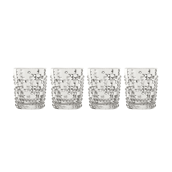 Nachtmann Punk Whisky Tumbler, pack de 4