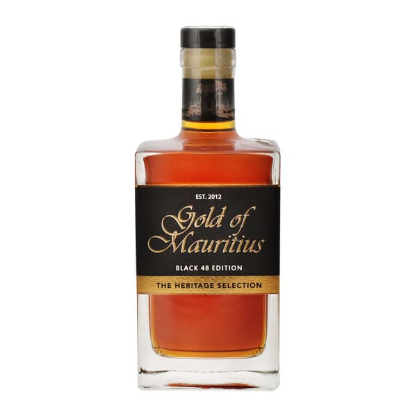 Gold of Mauritius Black 48 Edition Rum 70cl