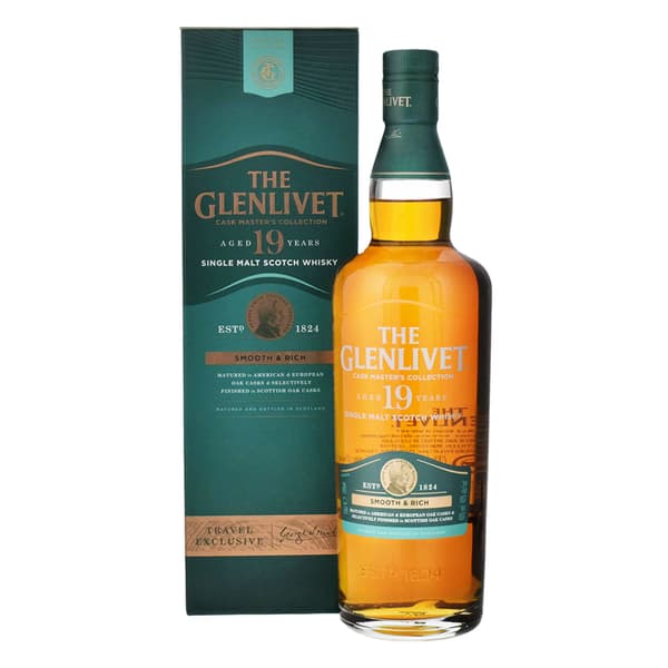 The Glenlivet 19 Years Smooth & Rich Single Malt Whisky 70cl